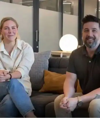 Video testimonial thumbnail