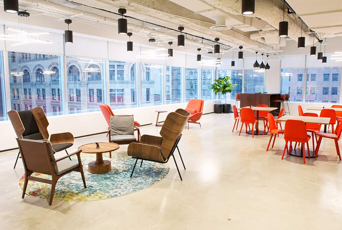NY financial district coworking