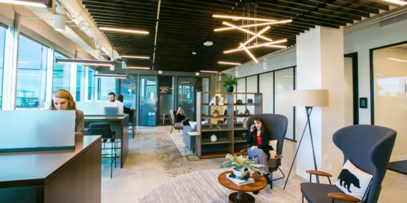 denver coworking area