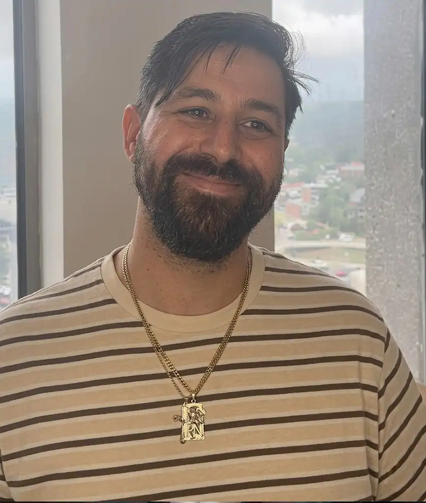 Video testimonial thumbnail