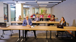 Members sitting in Ideation studio