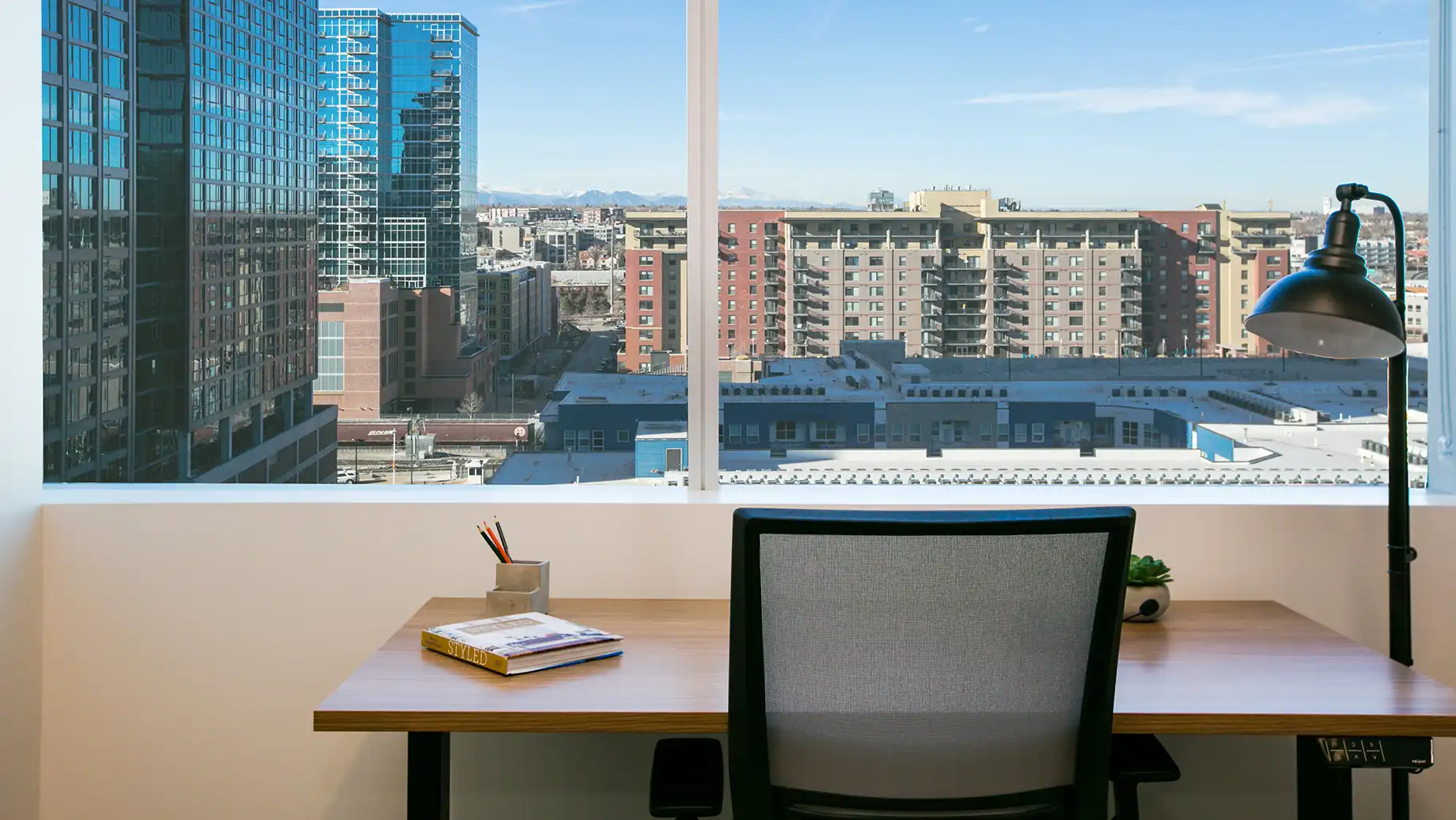 Denver LoDo Private Office Space with a beautiful view