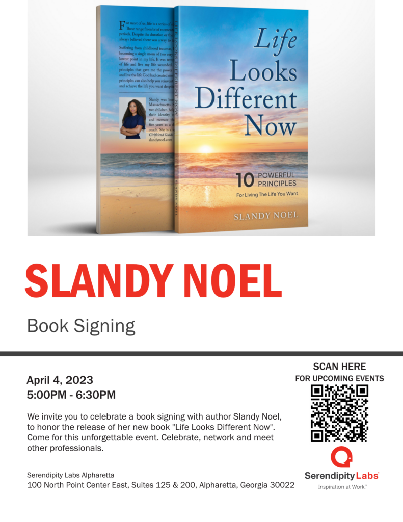 Book Signing Event | Life Looks Different Now by Slandy Noel