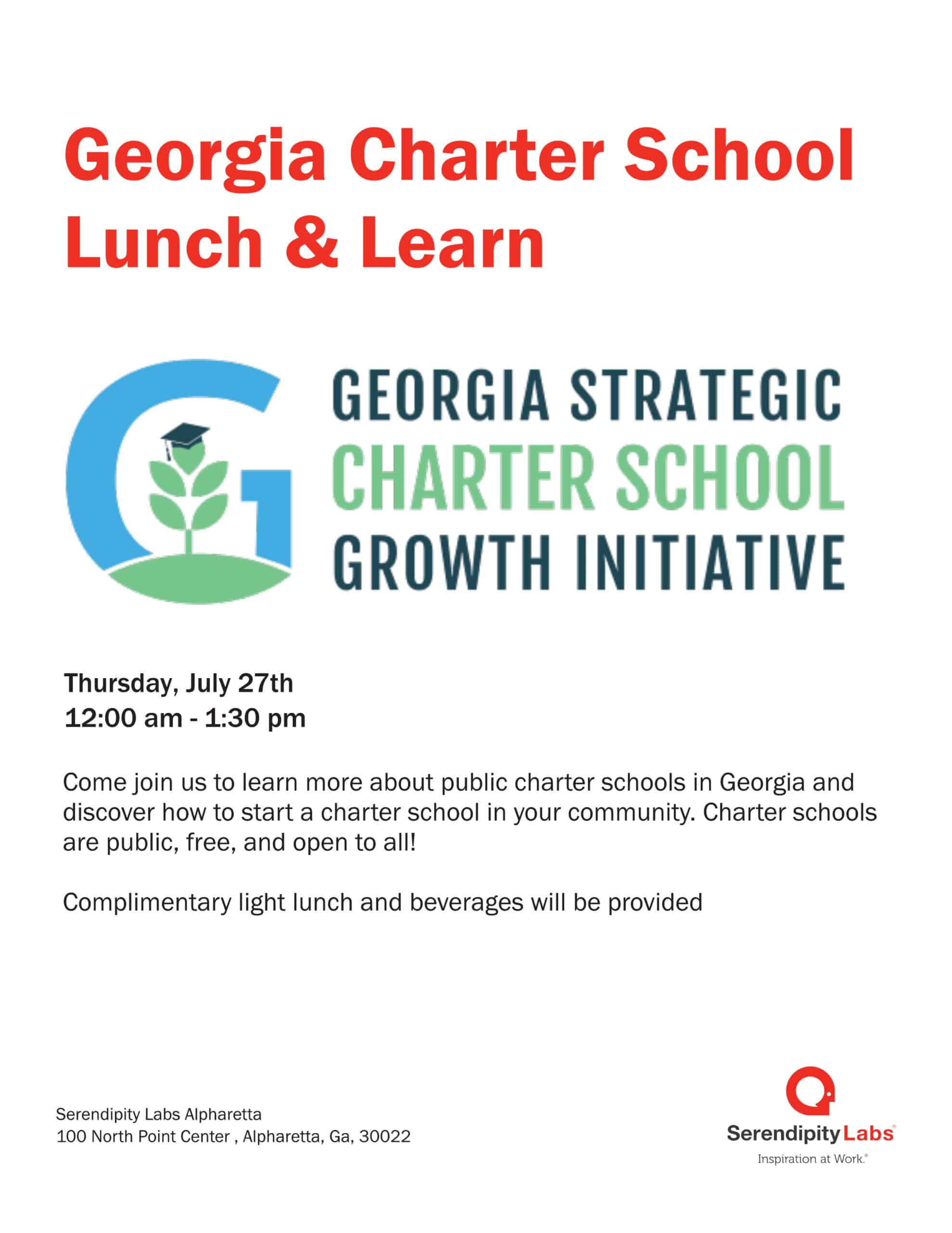 Georgia Charter Schools Lunch and Learn