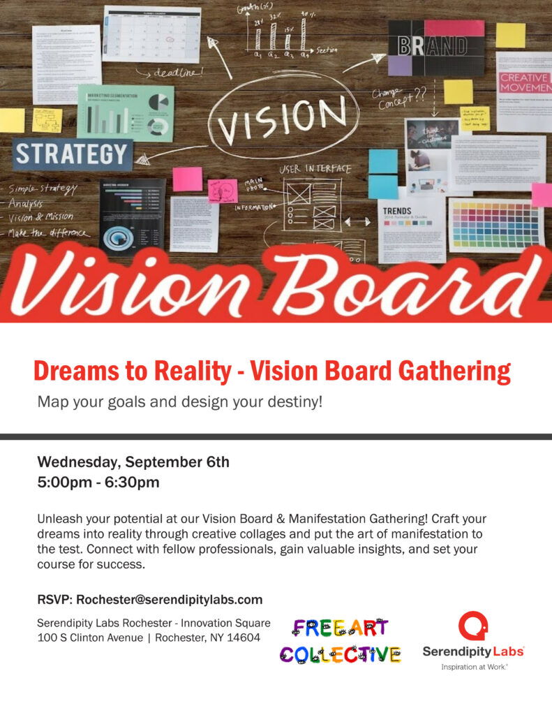 9/6 - Dreams to Reality - Vision Board Gathering