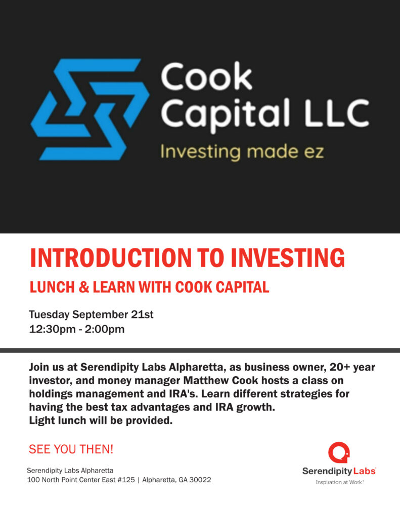 Introduction to Investing Lunch and Learn with Cook Capital