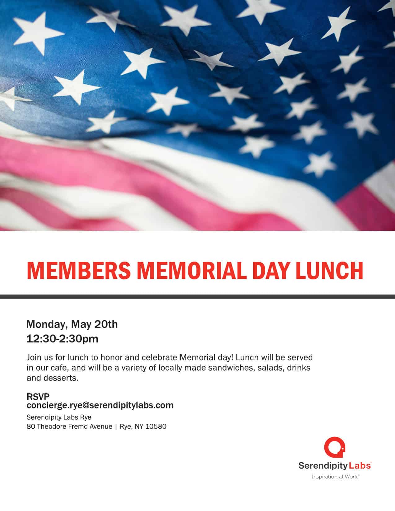 Members Memorial Day Lunch
